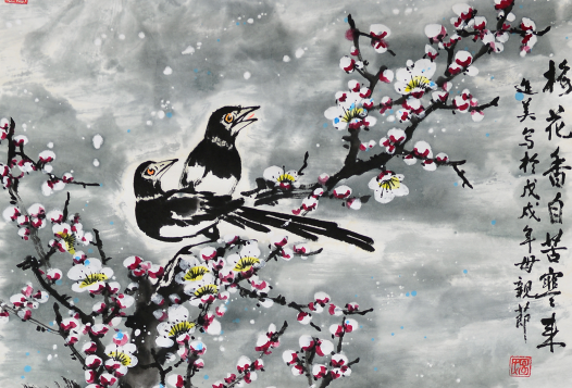 花鳥畫——呂進美